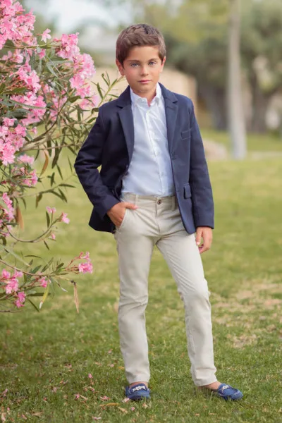Moda infantil española Lino y algodon 
