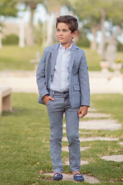 Moda infantil española Lino y algodon 