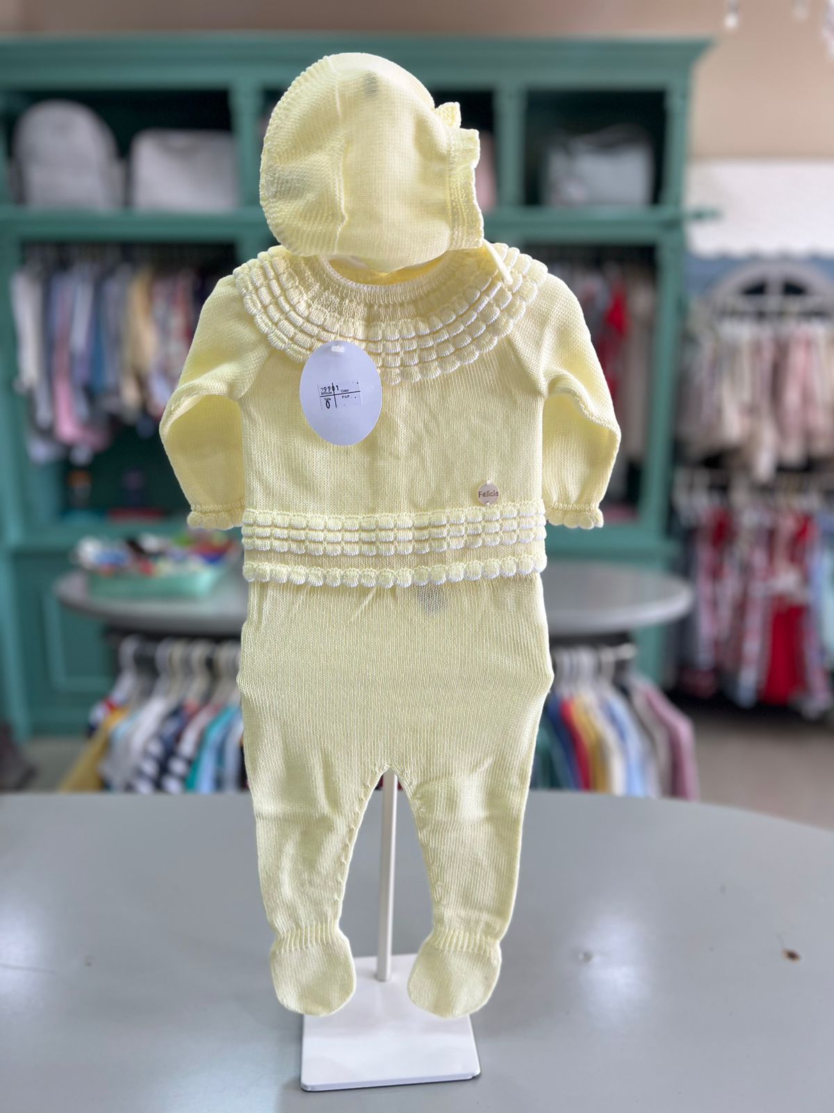 Amarillo Conjuntos Primera Puesta NiÃ±a Ropita Conjuntos Para